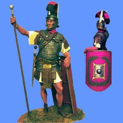 Римский легионер Оптио. I век.