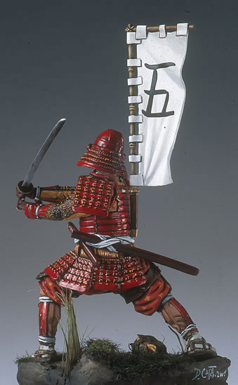 Самурай периода Azuchi-Momoyama 1568-1600.