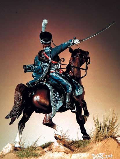 Командир лёгкой кавалерии генрал Кульнев. Россия 1812 г.